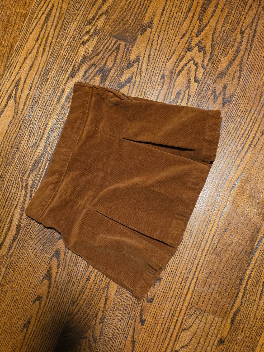 Nwot Crewcuts High-Waist Brown Corduroy Pleated Girls Skirt